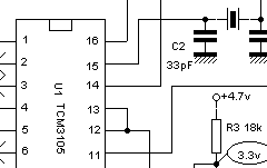 schema of TI92 radio link